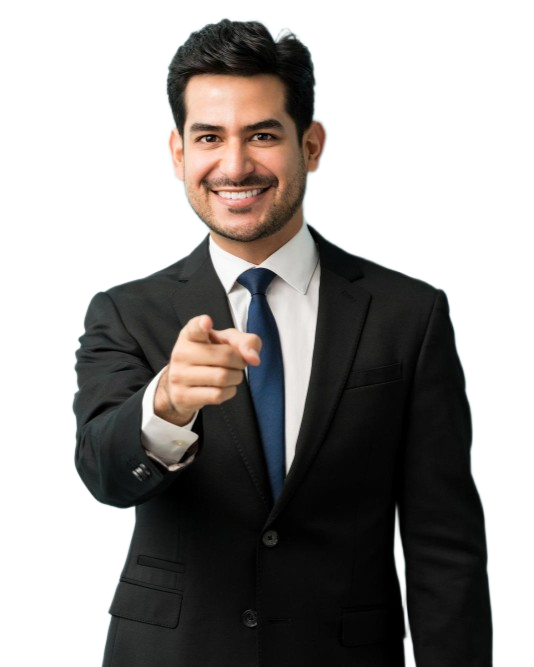 Our Founder helping a client